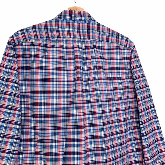 J. Crew Broken-In Organic Cotton Garment-Dyed Oxford Button Down Plaid Shirt M - Picture 6 of 12